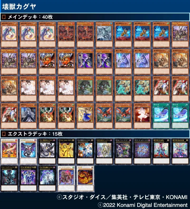 遊戯王 壊獣カグヤ 高レアリティデッキ ic.sch.id